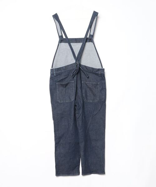 「JOURNAL STANDARD LUXE」 オーバーオール MEDIUM ネイビー レディース_画像2