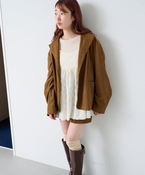 Kastane（カスタネ） チュニック 「セットアップ対応」フラワー