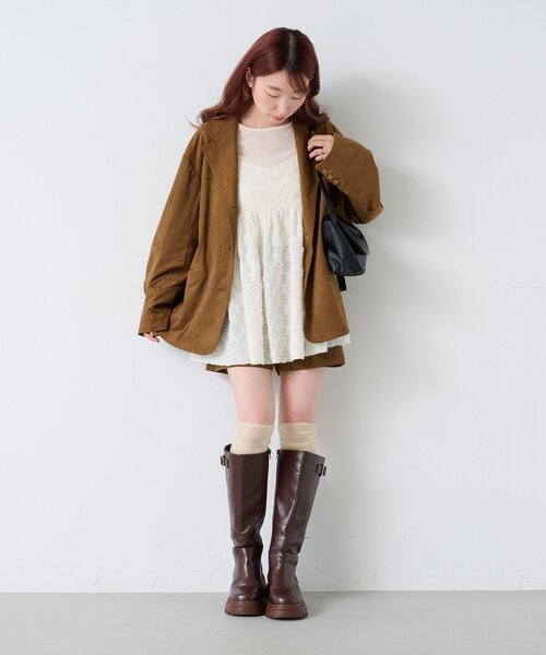 Kastane（カスタネ） チュニック 「セットアップ対応」フラワー