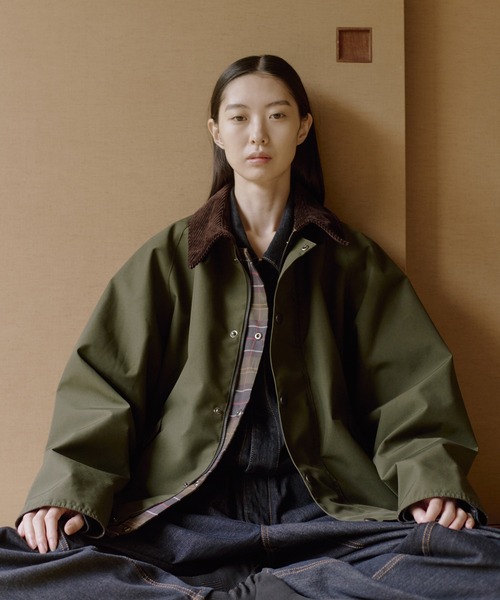 【BARBOUR美品】TRANSPORT リバーシブル 38】別注 BARBOUR バブアー TRANSPORT リバーシブルブルゾン