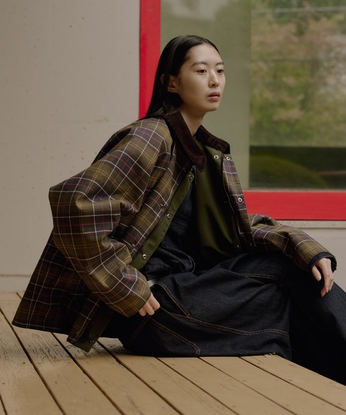 コート ジャケット 「別注」「Barbour/バブアー」REVERSIBLE TRANSPORT メンズ レディースの画像