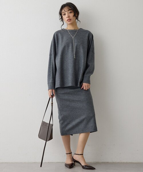 新品】ミルドスムース ワイドスリーブプルオーバー tシャツ 圧縮