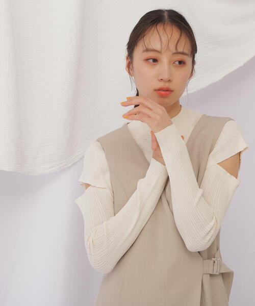 「JILL by JILL STUART」 長袖ニット FREE ホワイト系その他 レディース_画像7