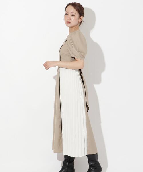 「AND COUTURE」 半袖ワンピース FREE ブラック レディース_画像2