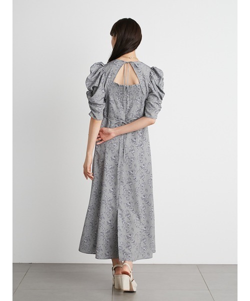 「LILY BROWN」 半袖ワンピース 1 グレー レディース_画像10