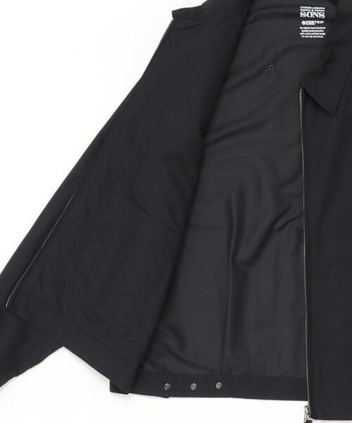「UNITED ARROWS & SONS」 ブルゾン L ブラック メンズ_画像3