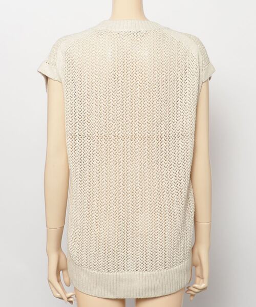 「ALLSAINTS」 半袖ニット X-SMALL ホワイト レディース_画像3