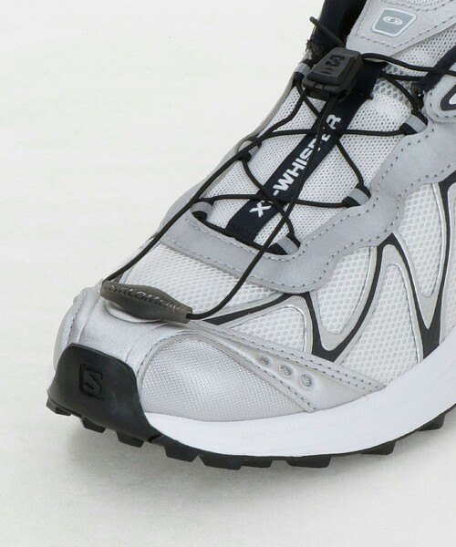 SALOMON スニーカー ホワイト/グレー SALOMON スニーカー 「国内EXCLUSIVE」「Salomon」XT-WHISPER シルバー
