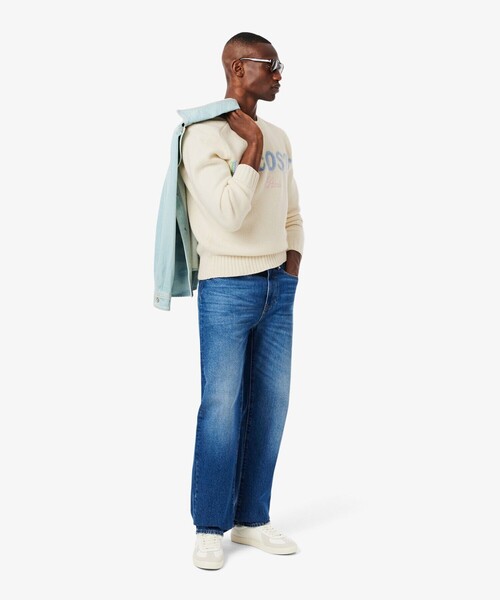 LACOSTE（ラコステ） セーター ニット ブランドネームロゴシャギーニッ