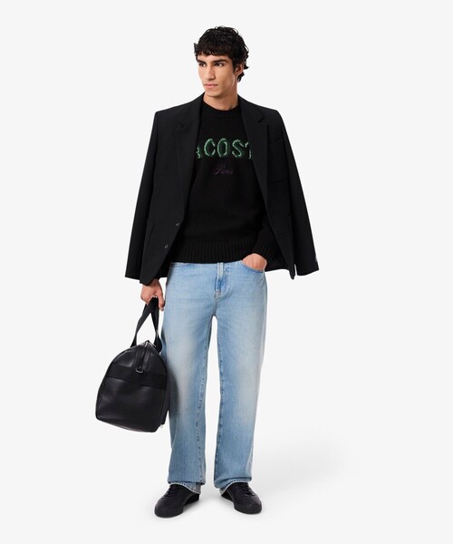 LACOSTE（ラコステ） セーター ニット ブランドネームロゴシャギーニッ