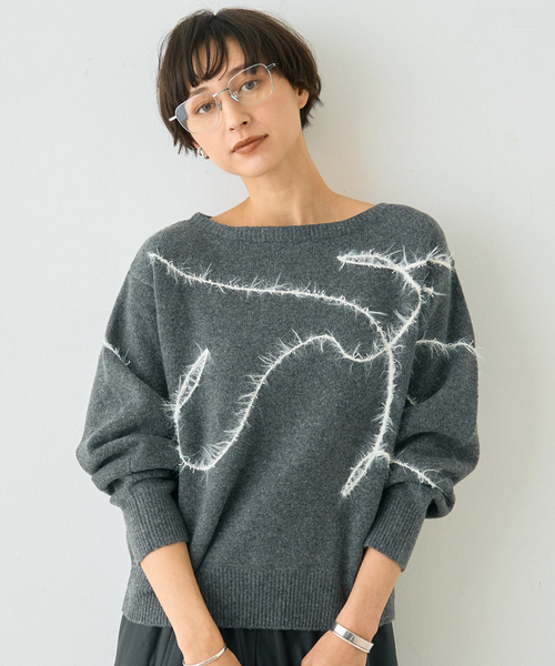 ROUGE VIF Sophie ニット セーター 「一部店舗限定」フェザーライン