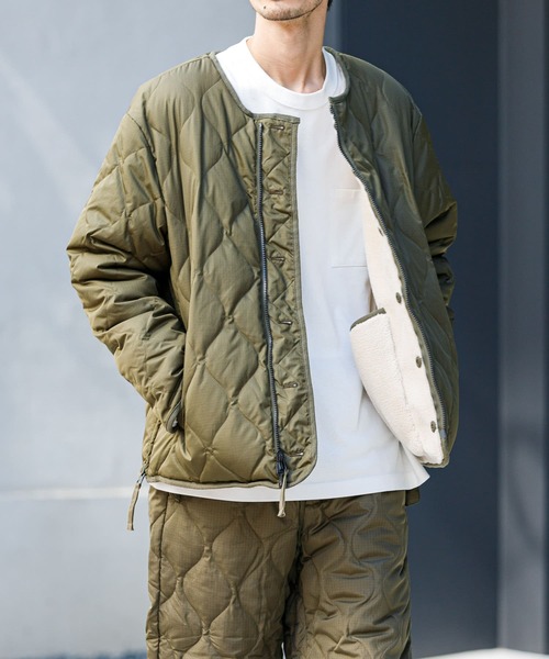 TAION（タイオン） ダウンジャケット X-LARGE オリーブ メンズ