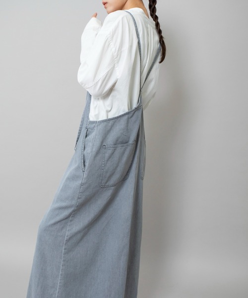 「Munich」 サロペットスカート S グレー レディース_画像7