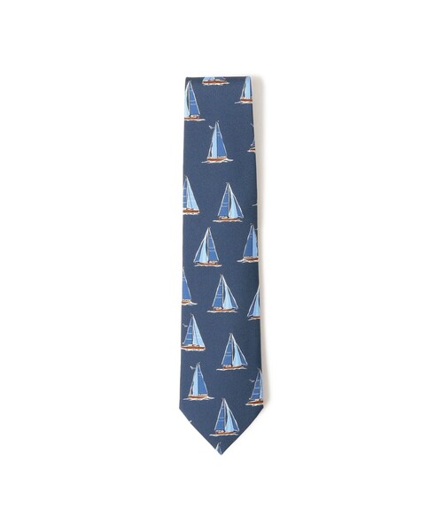 Seaward＆stearn ネクタイ Seaward ＆ Stearn / シルク ヨット柄