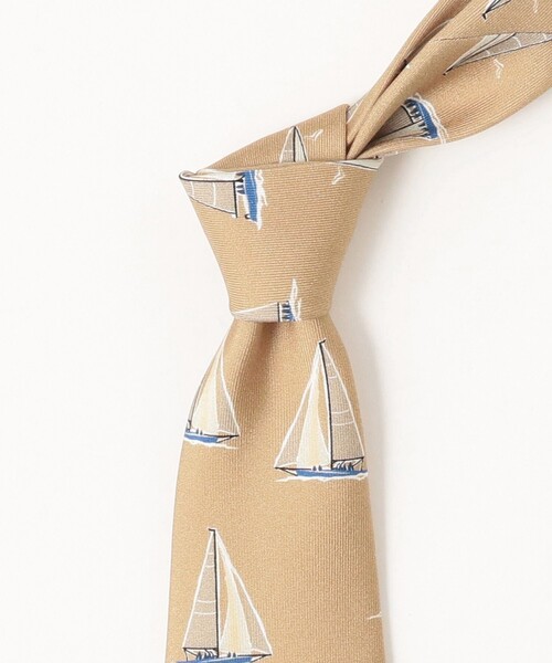 Seaward＆stearn ネクタイ Seaward ＆ Stearn / シルク ヨット柄