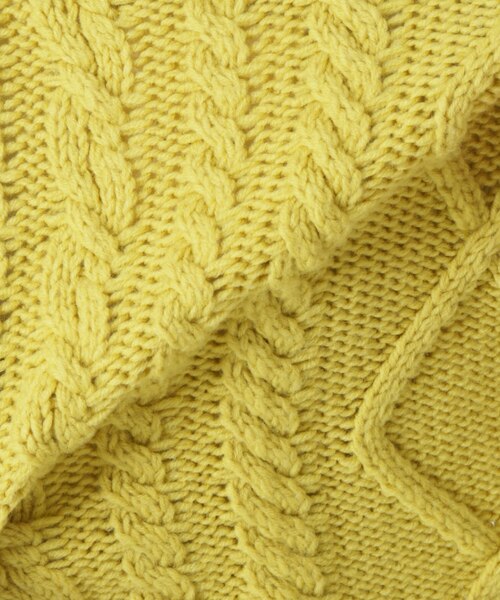 「ELIN」 タートルネックニット FREE イエロー レディース_画像6