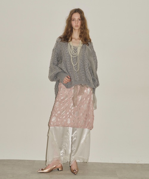 「J1U by LA BELLE ETUDE」 スカート FREE ピンク レディース_画像3