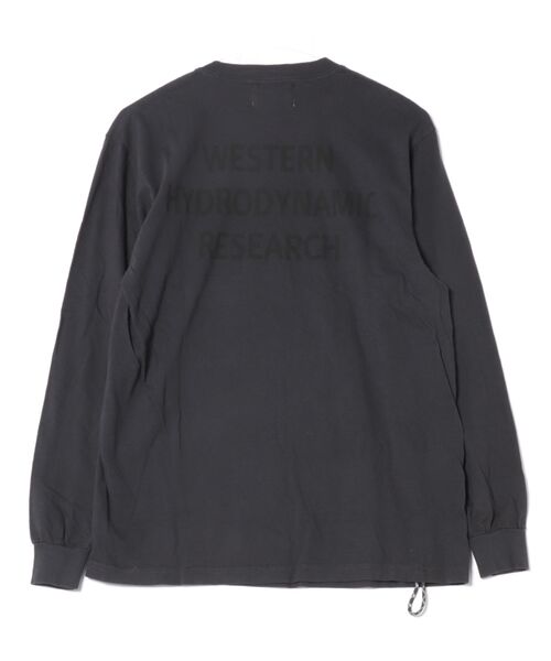 WHR ウェスタンハイドロダイナミックリサーチ ロンT L グレー tシャツ 「Western Hydrodynamic Research/ウェスタン ハイドロ