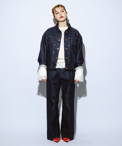 Wrangler（ラングラー） ワイドパンツ ジーンズ デニム デニムパンツ