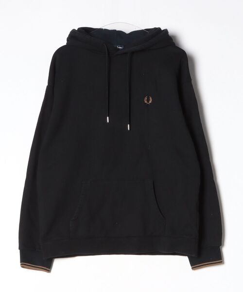 FRED PERRY（フレッドペリー） プルオーバーパーカー L ブラック