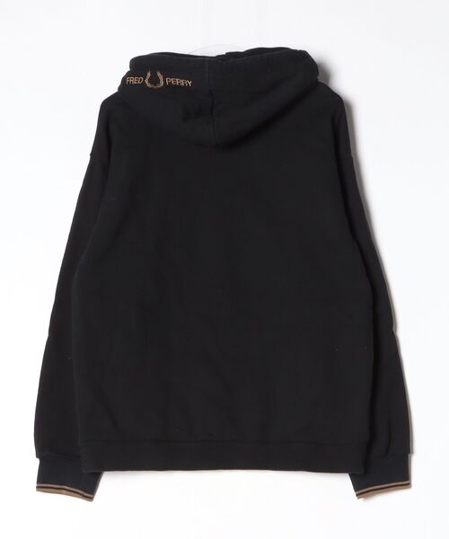 FRED PERRY（フレッドペリー） プルオーバーパーカー L ブラック