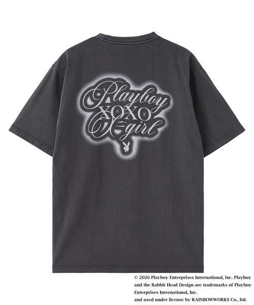 PLAYBOY（プレイボーイ） tシャツ × X-girl FADED S/S TEE レディース