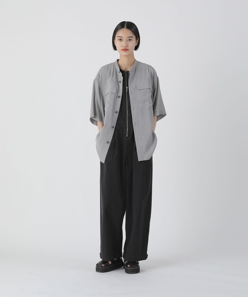 「ZUCCa」 半袖シャツ M size ネイビー メンズ_画像4