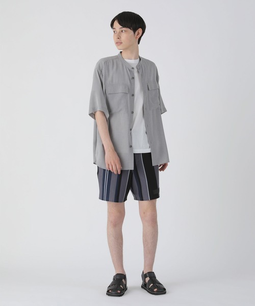 「ZUCCa」 半袖シャツ M size ネイビー メンズ_画像7