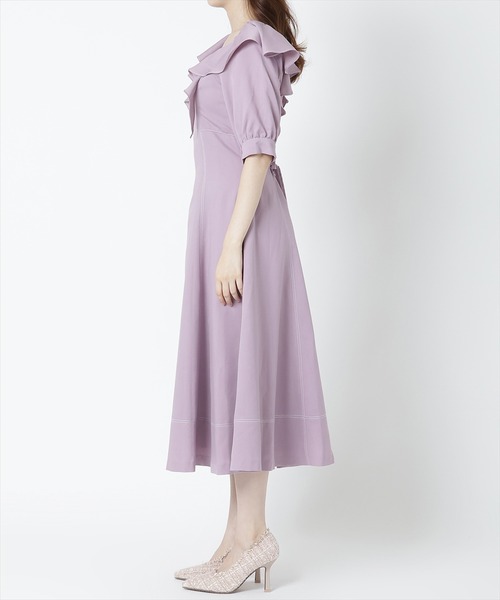 「WILLSELECTION」 半袖ワンピース MEDIUM ラベンダー レディース_画像5