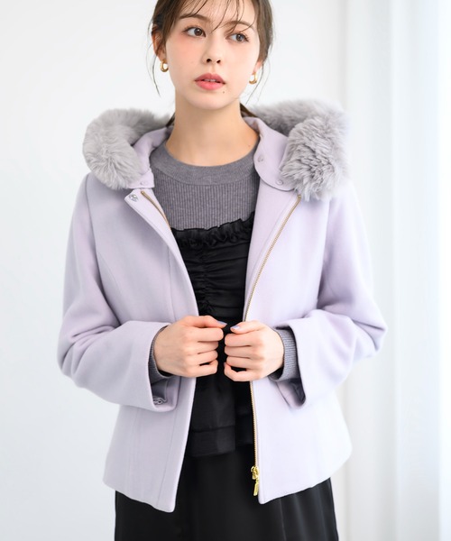 「MISCH MASCH」 ブルゾン M ベージュ レディース_画像2