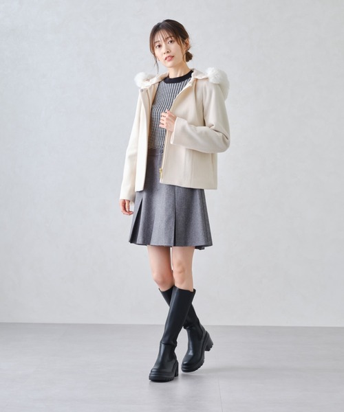 「MISCH MASCH」 ブルゾン M ベージュ レディース_画像4