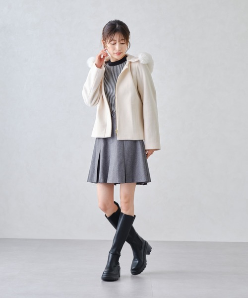 「MISCH MASCH」 ブルゾン M ベージュ レディース_画像5