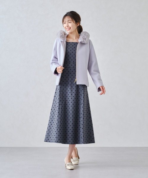 「MISCH MASCH」 ブルゾン M ベージュ レディース_画像10