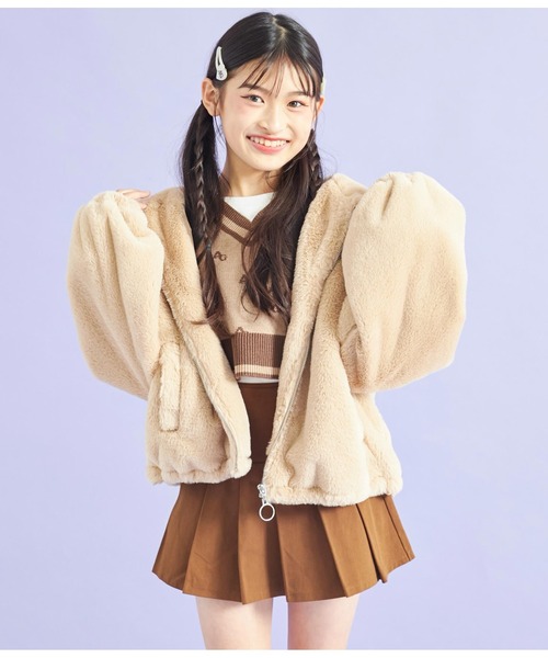 「ANAP GiRL」 「KIDS」ブルゾン S ホワイト キッズ_画像8