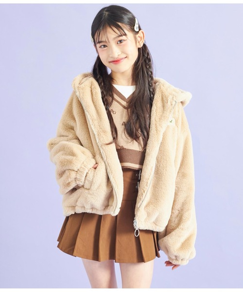 「ANAP GiRL」 「KIDS」ブルゾン S ホワイト キッズ_画像9