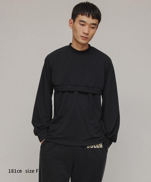 「M TO R」 長袖カットソー FREE ホワイト レディース_画像5