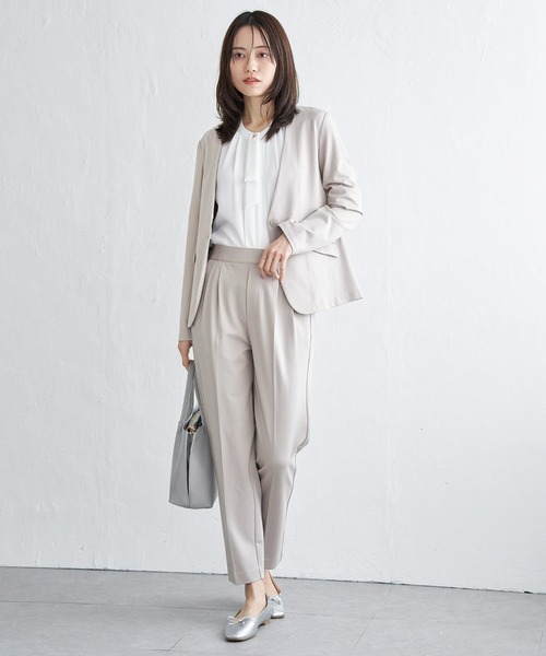 「IKKA LOUNGE」 7分袖ブラウス M ブルー レディース_画像7