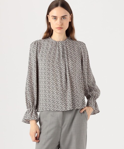 「BALLSEY」 長袖ブラウス 36 グレー系その他 レディース_画像3