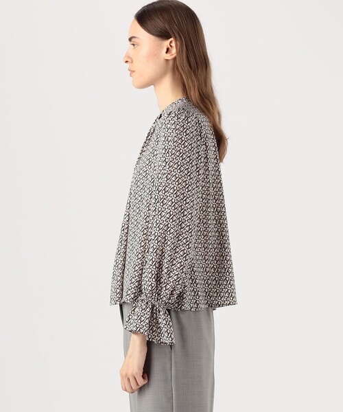 「BALLSEY」 長袖ブラウス 36 グレー系その他 レディース_画像4