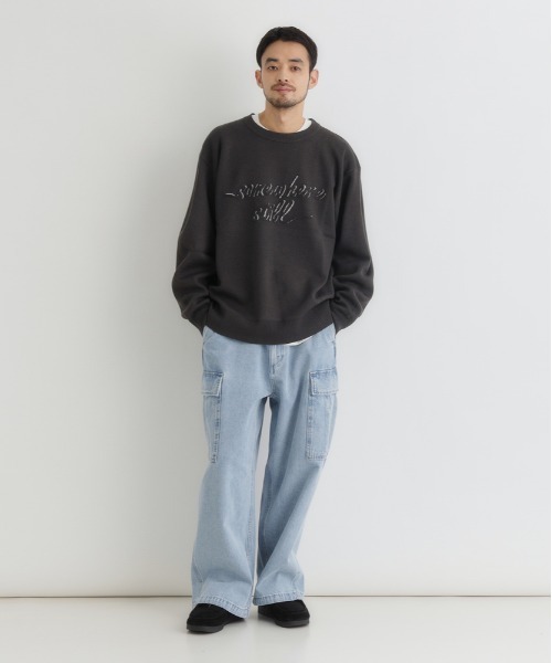 90s00sPOLO JEANS デニムカーゴパンツ ミリタリーテイスト 希少 BACK NUMBER ジーンズ 「BACK NUMBER」デニムカーゴパンツ (ミリタリー