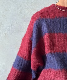 「CPCM」 長袖ニット MEDIUM ネイビー メンズの画像5