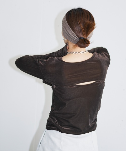 「hwyl」 ボレロ FREE ブラウン レディース_画像9