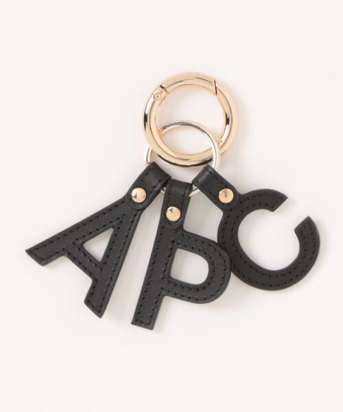 A.P.C./アーペーセPORTE-CLEFSLETTRES キーホルダー未使用 A.P.C.（アーペーセー） キーホルダー PORTE-CLEFS LETTRES APC