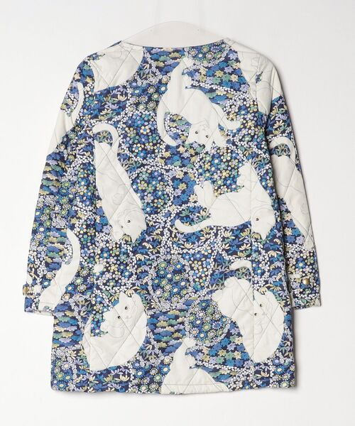 「ふりふ」 ノーカラージャケット FREE ベージュ レディース_画像2