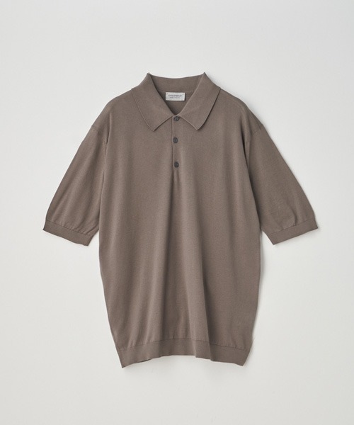 JOHN SMEDLEY（ジョンスメドレー） ポロシャツ 半袖コットンニット