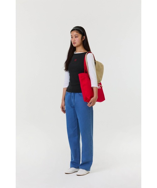 emis タンクトップ ノースリーブ (W) BOAT NECK TANK TOP レディース