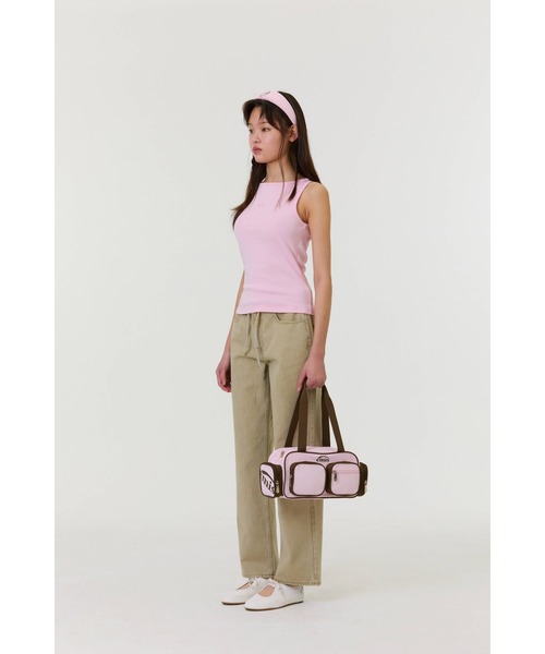 emis タンクトップ ノースリーブ (W) BOAT NECK TANK TOP レディース