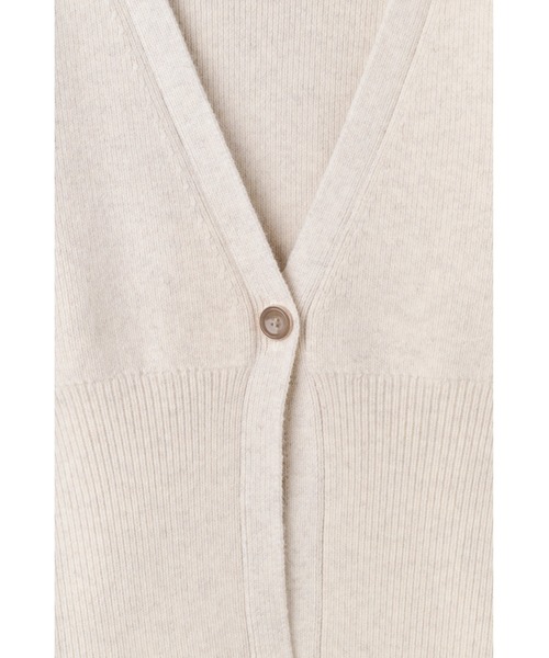 Her lip to ニットカーディガン FREE ベージュ レディース : ZOZOTOWN