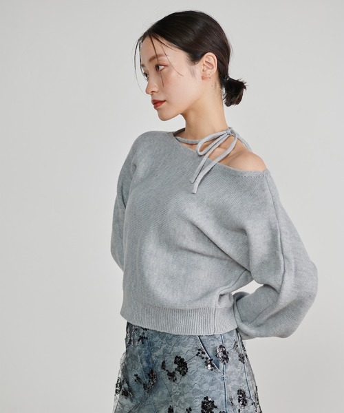 「solleim」 長袖ニット M ピンク レディース_画像5