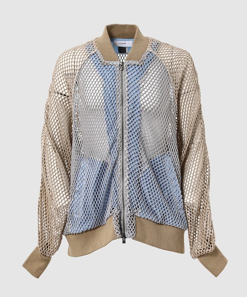 スタジャン FISHNET STUDIUM JACKET メンズの画像